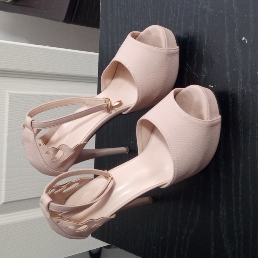 Sexy Stiletto Nude Heels